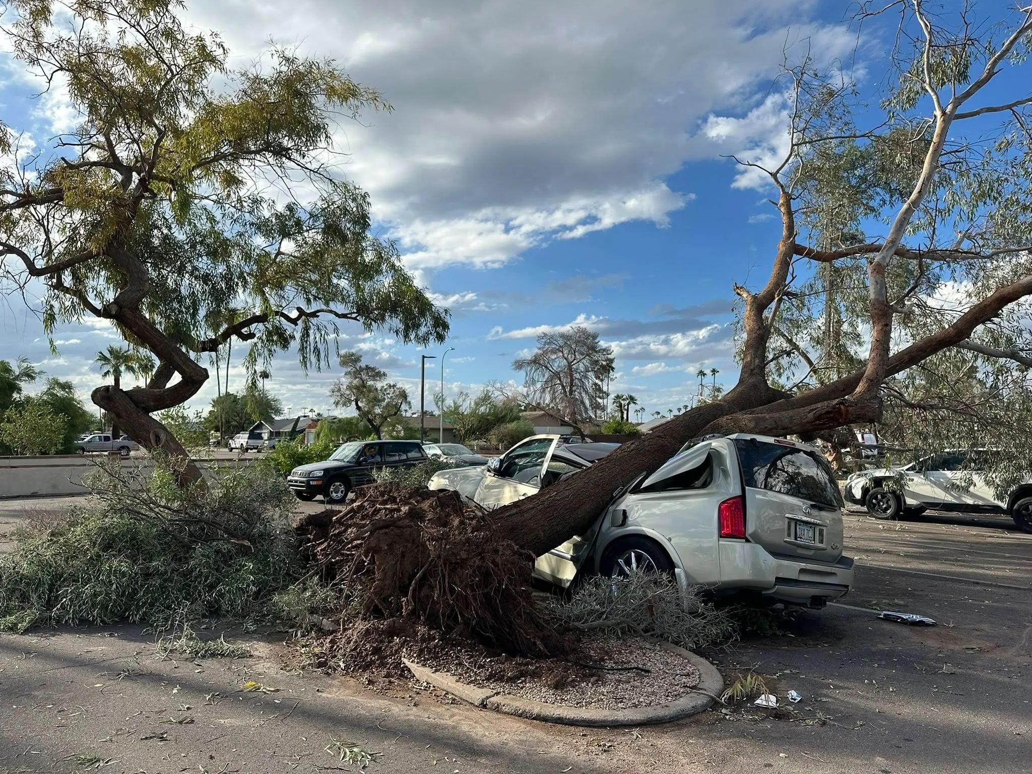 Tempe, Arizona, devastada por una microrafaga