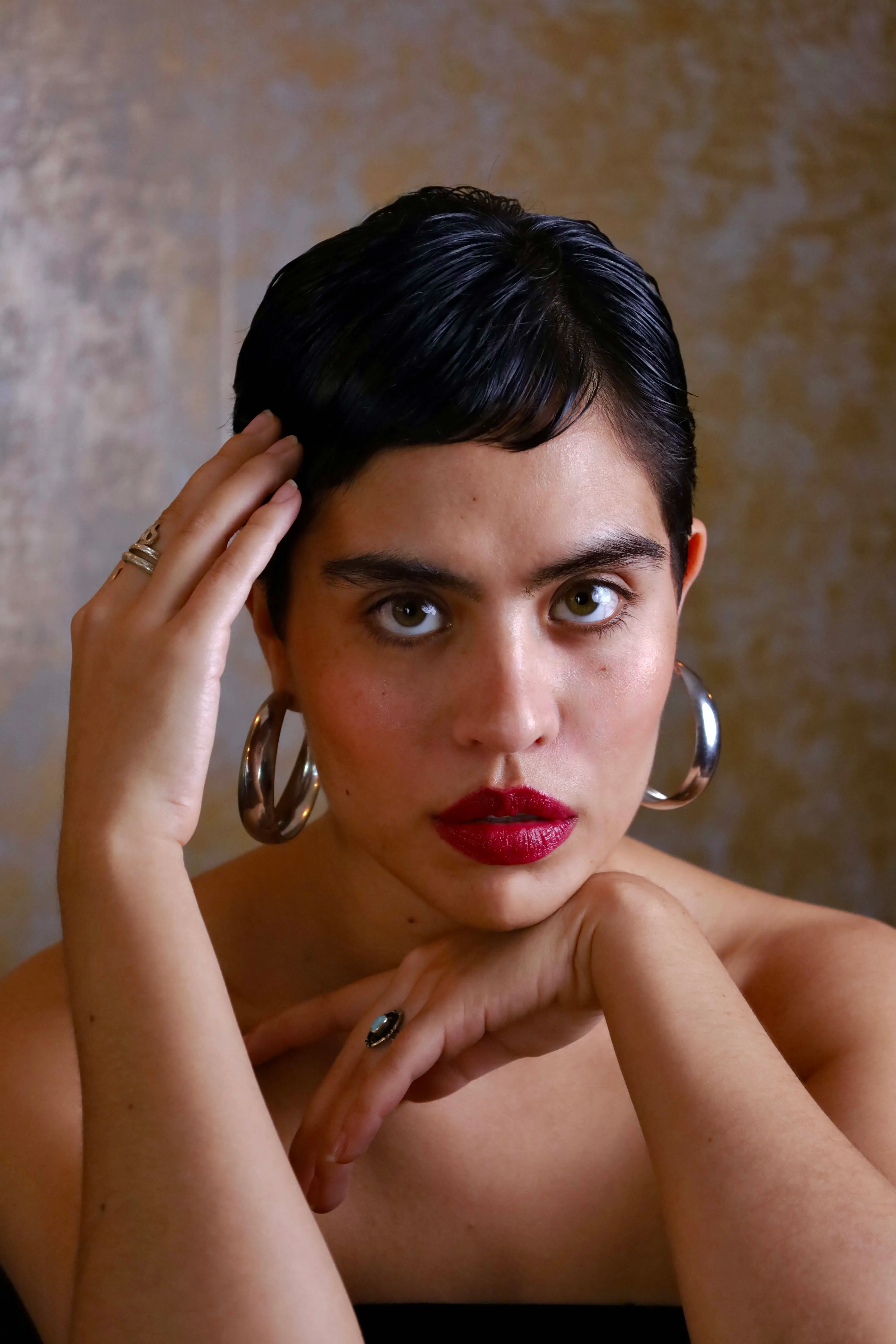 El drástico cambio de look requerido para encarnar la crudeza de Irene.