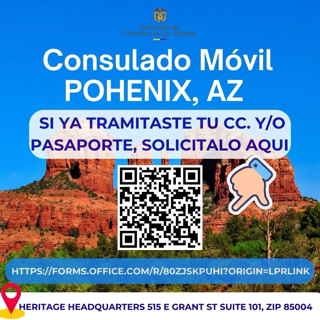 Consulado móvil de Colombia en Phoenix